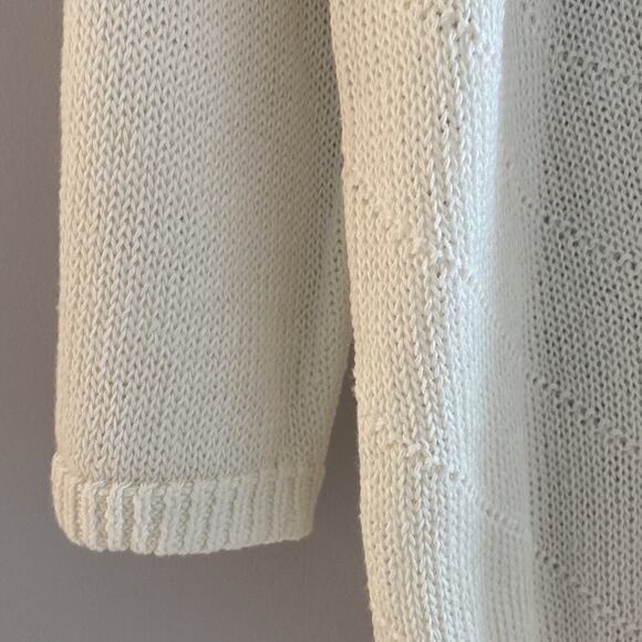 NEW Plus size sweater pullover INC Garden Party bright white linen blend 3X
C - Picture 8 of 9